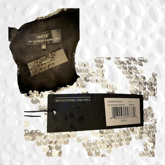 MATIX LURKER LABEL Whiskey Nights Sequin Dress NWT - Picture 7 of 7